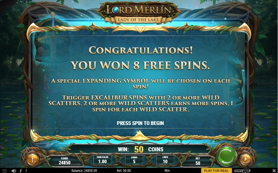 Lord Merlin and the Lady of the Lake Prize